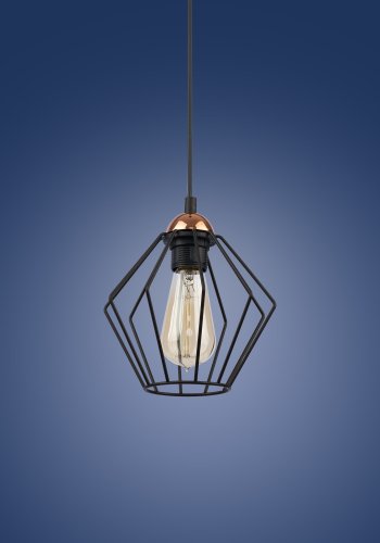 TK Galaxy taklampe - kobber og sort metall