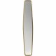 KARE DESIGN Clip Brass vgspejl, rektangulr - spejlglas og messing aluminium (177x32)