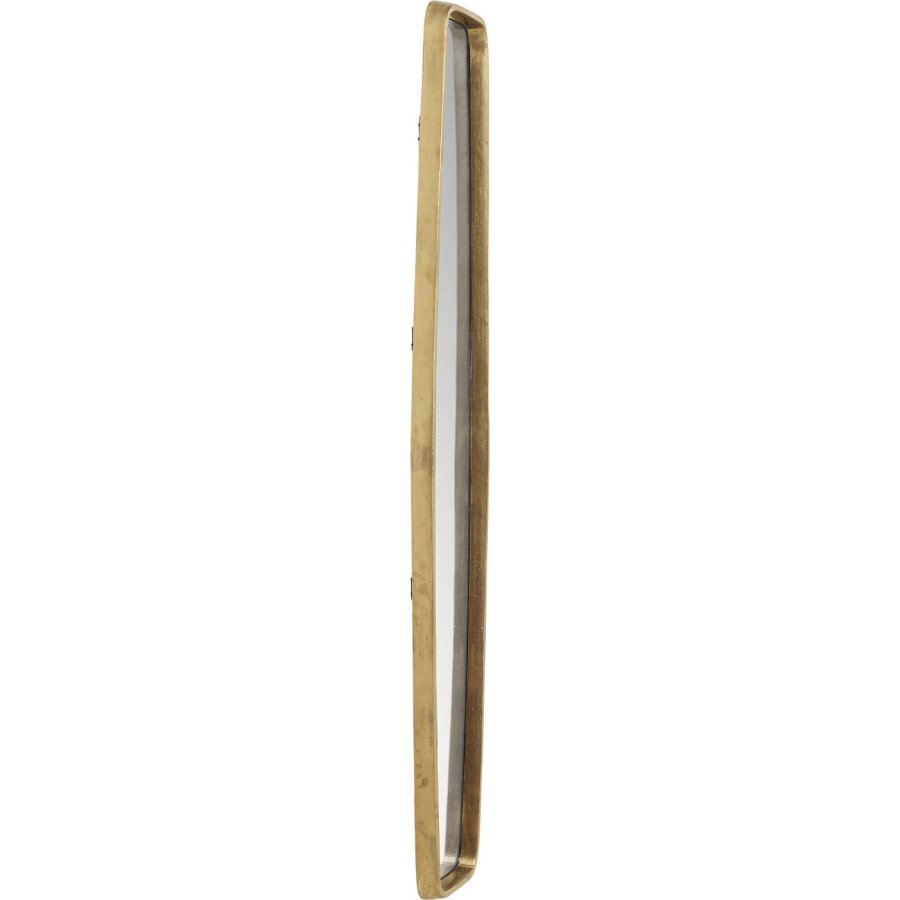 KARE DESIGN Clip Brass vgspejl, rektangulr - spejlglas og messing aluminium (177x32)
