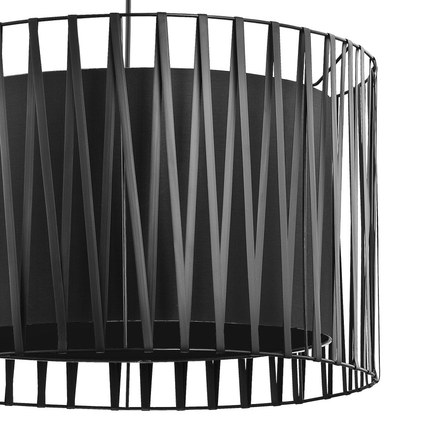 TK Harmony loftlampe - sort stof og metal