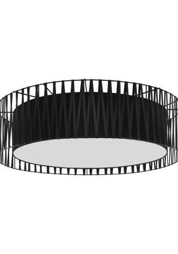 TK Harmony loftlampe - sort stof og metal