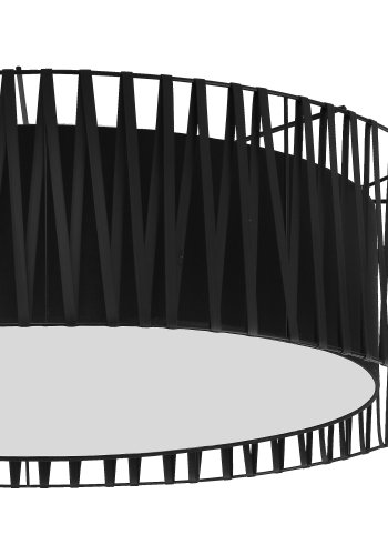 TK Harmony loftlampe - sort stof og metal