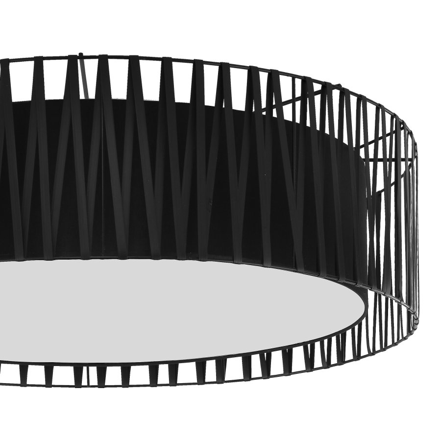 TK Harmony loftlampe - sort stof og metal