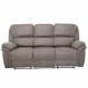 VENTURE DESIGN Saranda 3-manns sofa med hvilestol - grtt stoff