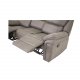 VENTURE DESIGN Saranda 3-manns sofa med hvilestol - grtt stoff