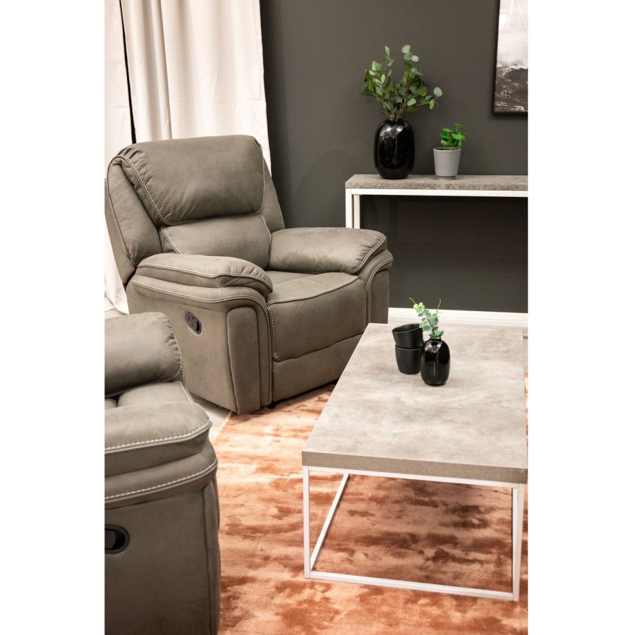 VENTURE DESIGN Saranda hvilestol - gr mikrofiber polyester