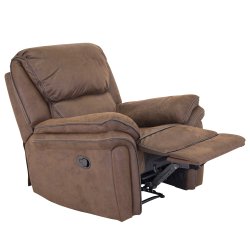 Saranda recliner lnestol - brun stof