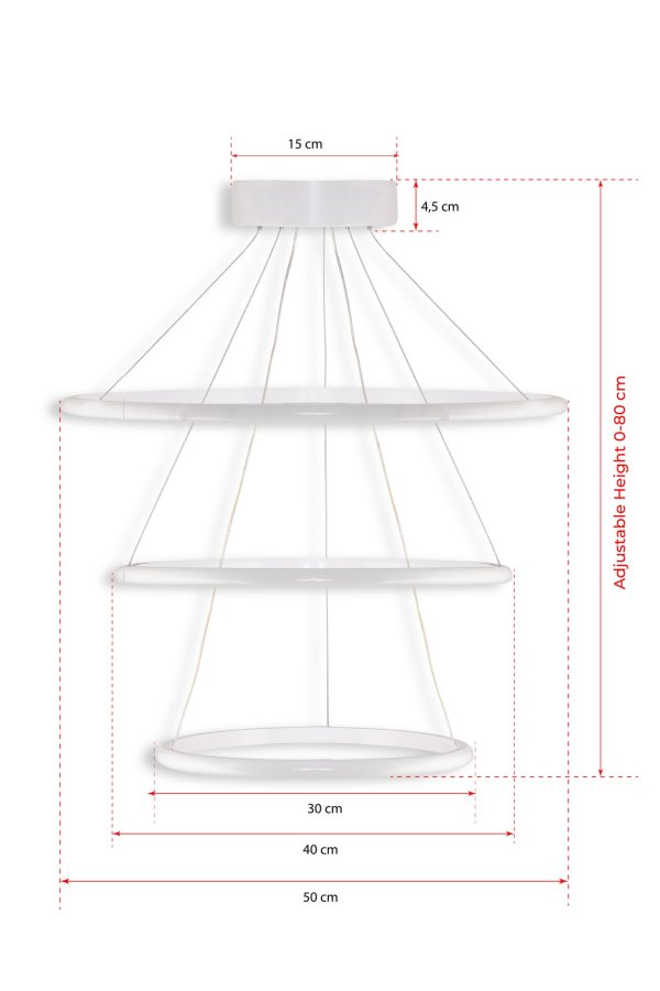 LUMI Rodez lysekrone -166PRG1146