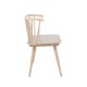 VENTURE DESIGN Bobby spisebordsbenk, m. ryggst�tte - hvitkalket gummitre