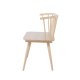 VENTURE DESIGN Bobby spisebordsbenk, m. ryggst�tte - hvitkalket gummitre