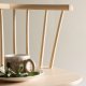 VENTURE DESIGN Bobby spisebordsbenk, m. ryggst�tte - hvitkalket gummitre