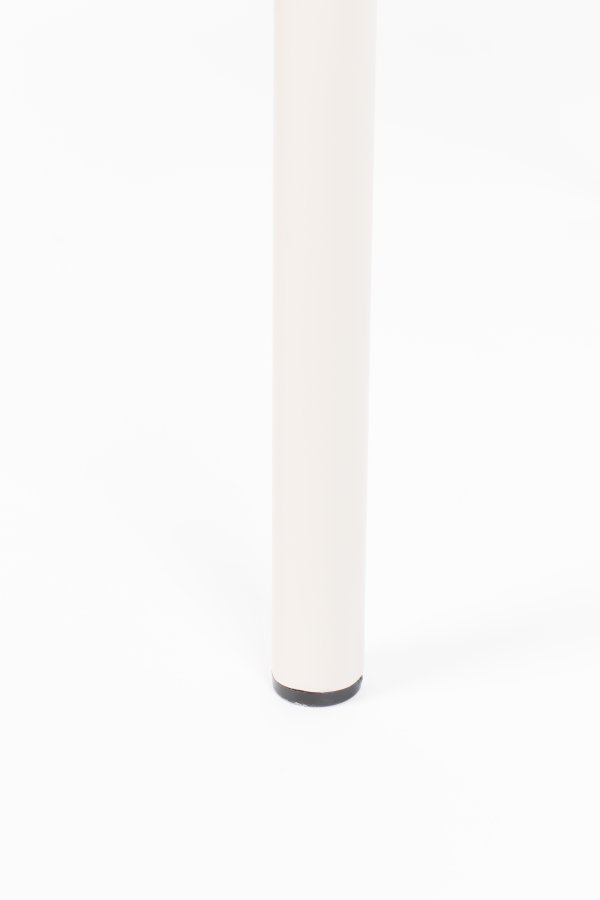 ZUIVER Vondel hagestol, stabelbar - leirhvit aluminium