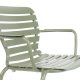 ZUIVER Vondel hagestol, med armlener - grnn aluminium