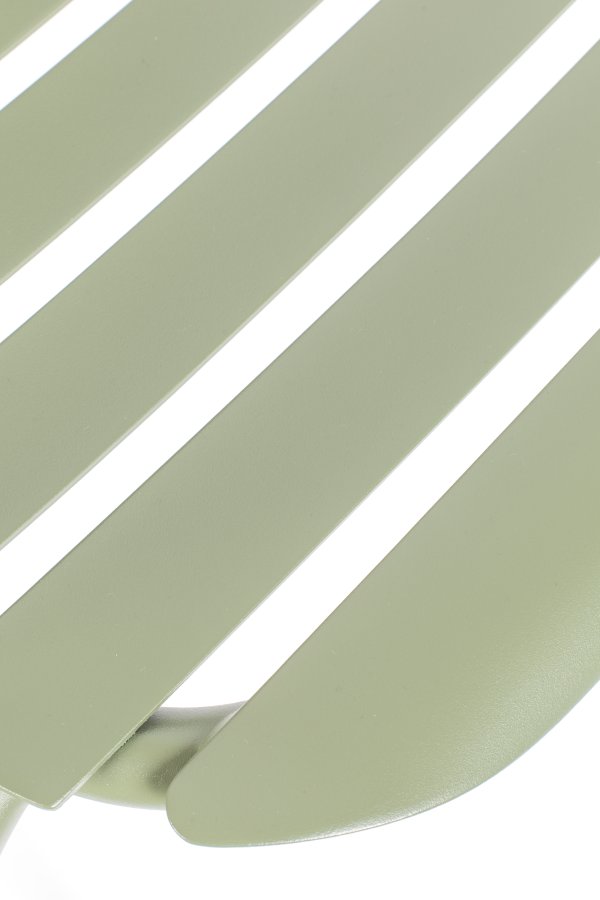 ZUIVER Vondel hagestol, med armlener - grnn aluminium