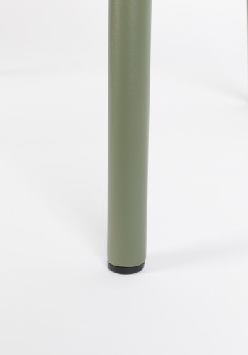 ZUIVER Vondel hagestol, med armlener - grnn aluminium