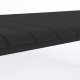 ZUIVER Vondel hagebenk, rektangulr - svart aluminium (175x45)