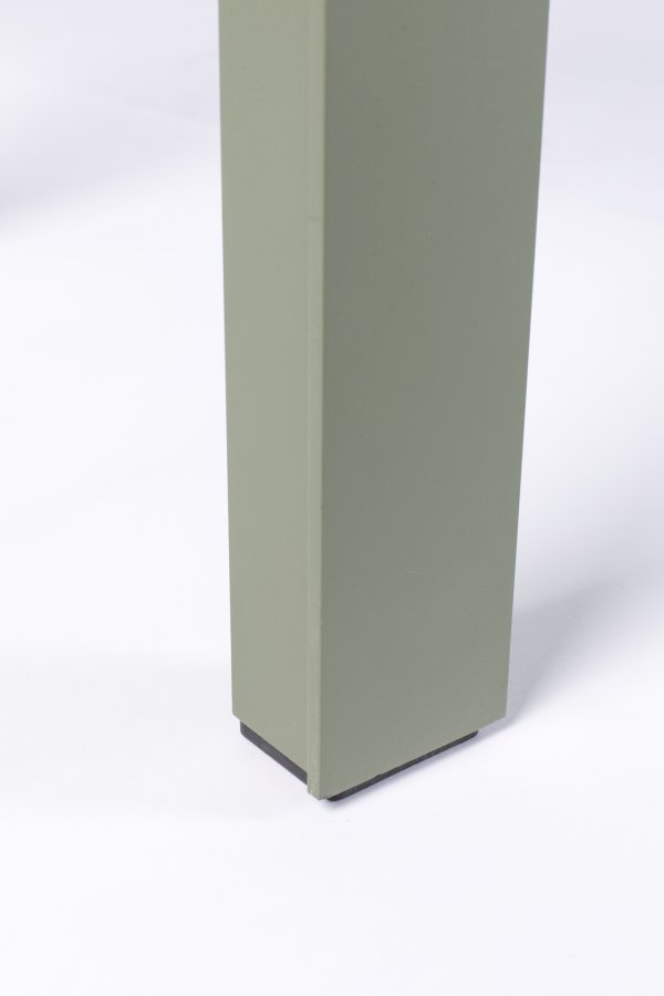 ZUIVER Vondel hagebenk, rektangulr - grnn aluminium (175x45)