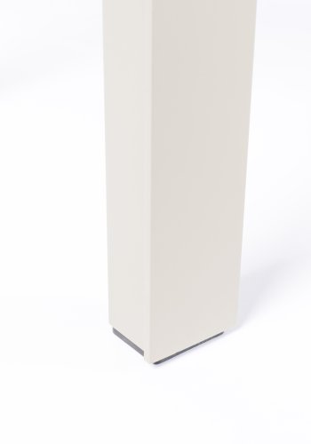 ZUIVER Vondel hagebenk, rektangulr - leirhvit aluminium (175x45)