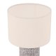 VENTURE DESIGN Dijon bordlampe - beige lin og gr terrazzo