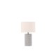 VENTURE DESIGN Dijon bordlampe - beige lin og gr terrazzo