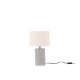 VENTURE DESIGN Dijon bordlampe - beige lin og gr terrazzo