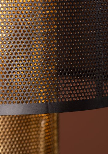 VENTURE DESIGN Gap Tischlampe - Gold und schwarzes Eisen