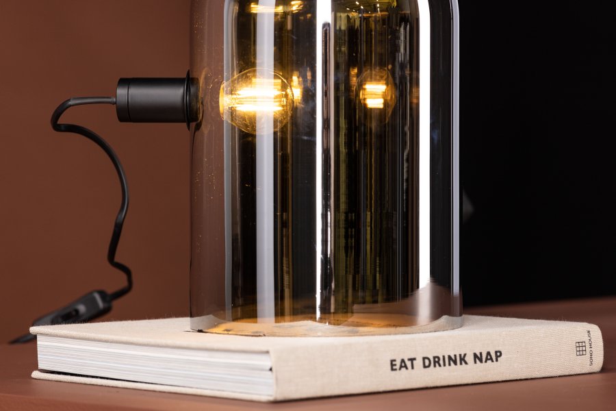 VENTURE DESIGN Quentin bordlampe - rkt glass