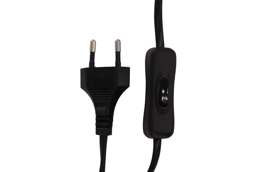 VENTURE DESIGN Ferrand Tischlampe - weißes Glas und schwarzes Eisen