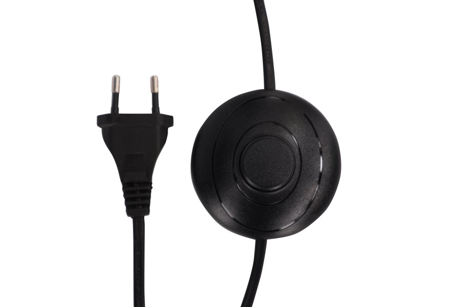 VENTURE DESIGN Ferrand Stehleuchte - weißes Glas und schwarzes Eisen