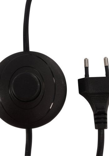 VENTURE DESIGN Marsan golvlampa - vitt glas och svart järn