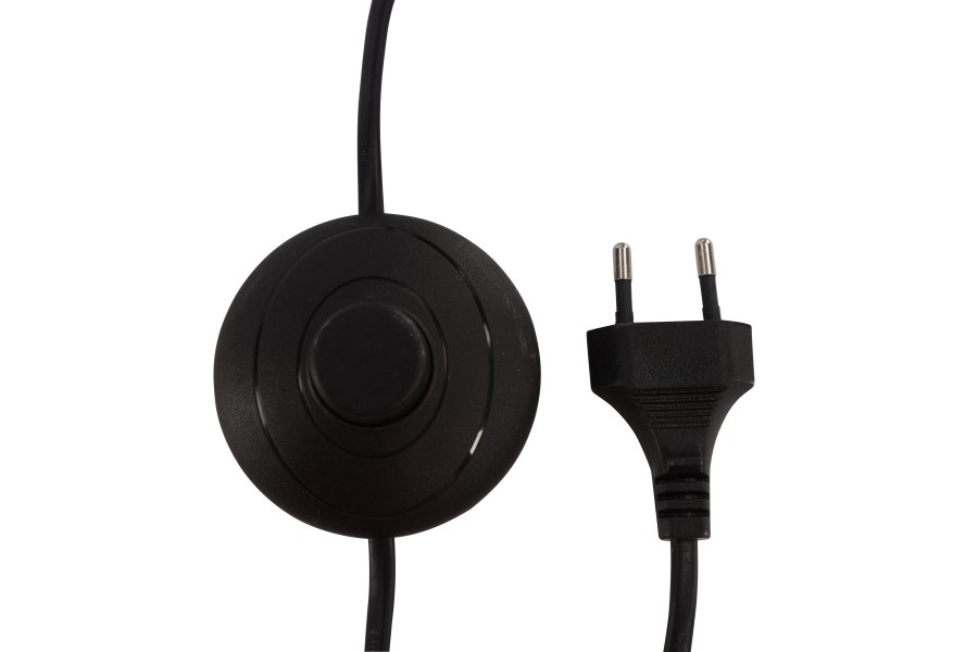 VENTURE DESIGN Marsan golvlampa - vitt glas och svart järn