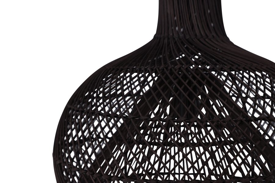 VENTURE DESIGN Laroche loftlampe - sort rattan