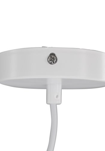 VENTURE DESIGN Nicola loftlampe, Medium - hvid kunstige fjer