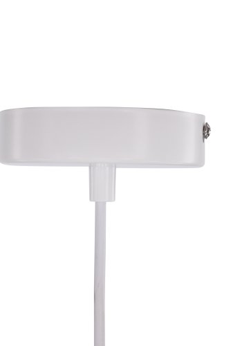 VENTURE DESIGN Nicola taklampe, X-Large - hvit kunstig fjr