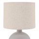 VENTURE DESIGN Torcello bordlampe - beige lin og gr betong