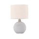 VENTURE DESIGN Torcello bordlampe - beige lin og gr betong