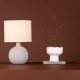VENTURE DESIGN Torcello bordlampe - beige lin og gr betong