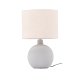 VENTURE DESIGN Torcello bordlampe - beige lin og gr betong