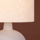 VENTURE DESIGN Torcello bordlampe - beige lin og gr betong