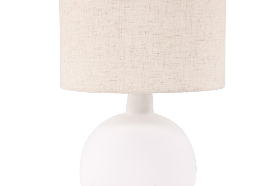 VENTURE DESIGN Torcello bordlampe - beige lin og hvit betong