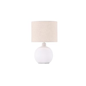 VENTURE DESIGN Torcello bordslampa - beige linne och vit betong
