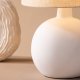 VENTURE DESIGN Torcello bordlampe - beige lin og hvit betong