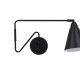 VENTURE DESIGN Amicola Wandleuchte - schwarzes Eisen