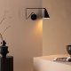 VENTURE DESIGN Amicola Wandleuchte - schwarzes Eisen