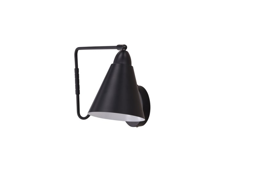VENTURE DESIGN Amicola Wandleuchte - schwarzes Eisen