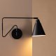VENTURE DESIGN Amicola Wandleuchte - schwarzes Eisen