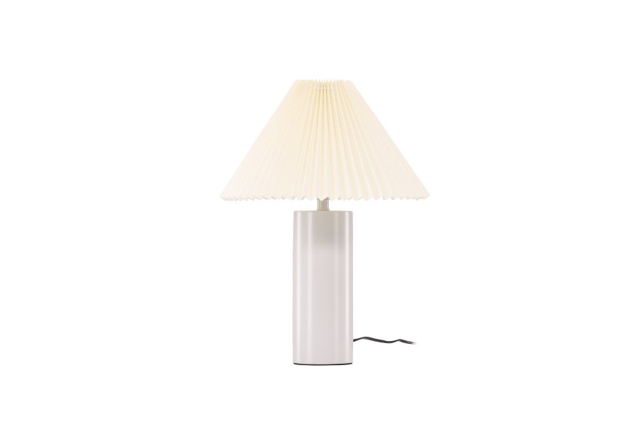 VENTURE DESIGN Largin bordlampe - offwhite papir og lysegr jern