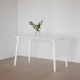 ROWICO Lotta spisebord - hvit med klaff (80x120+40) 