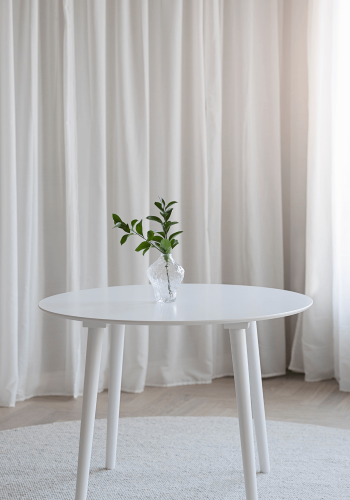 ROWICO Lotta spisebord - hvid, rund (106) 