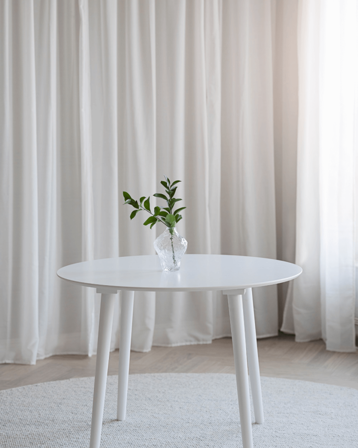 ROWICO Lotta spisebord - hvid, rund (106) 